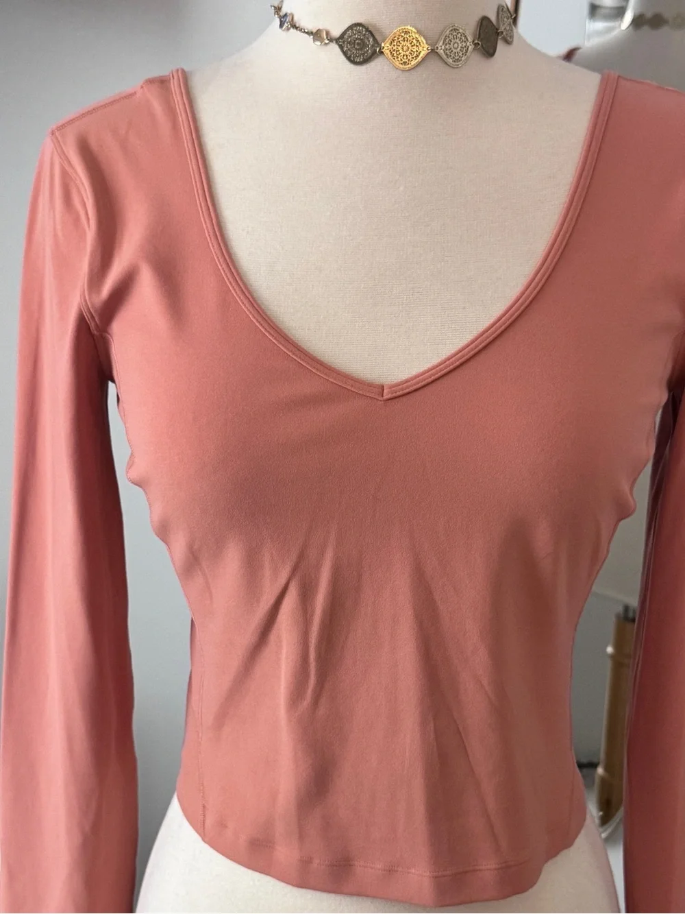 Lululemon Align Long Sleeve Top in Pink Savannah
